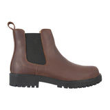 Botas Chelsea Sol Mujer Cuero Graso Cafe