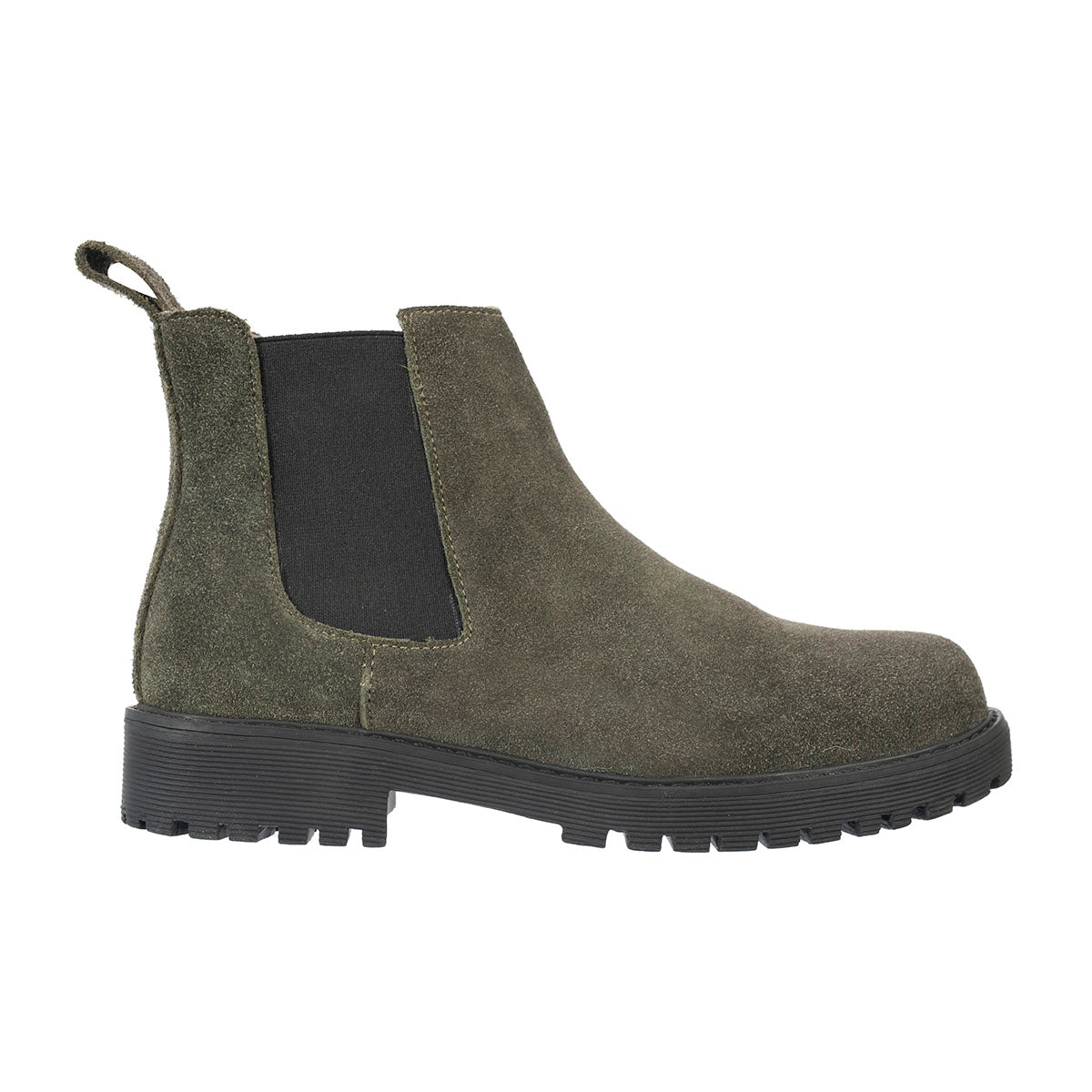 Botas Chelsea Sol Mujer Carnaza Verde Oliva