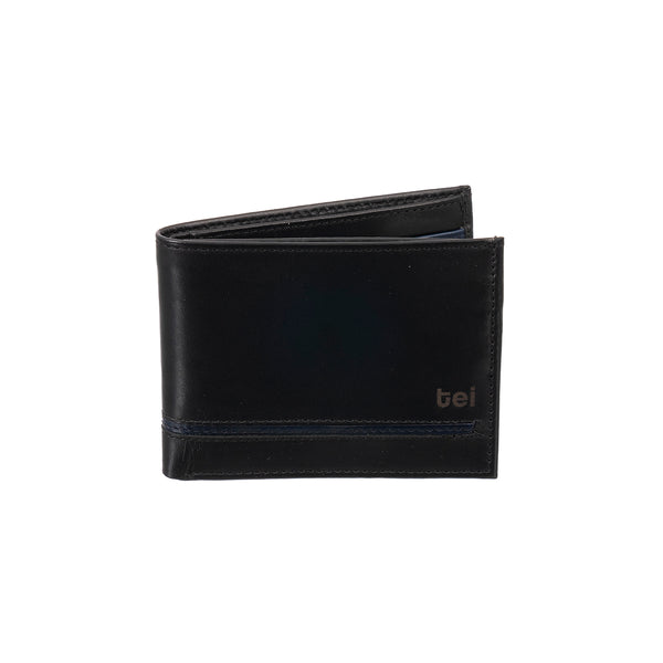 Billetera R Cuero Negro