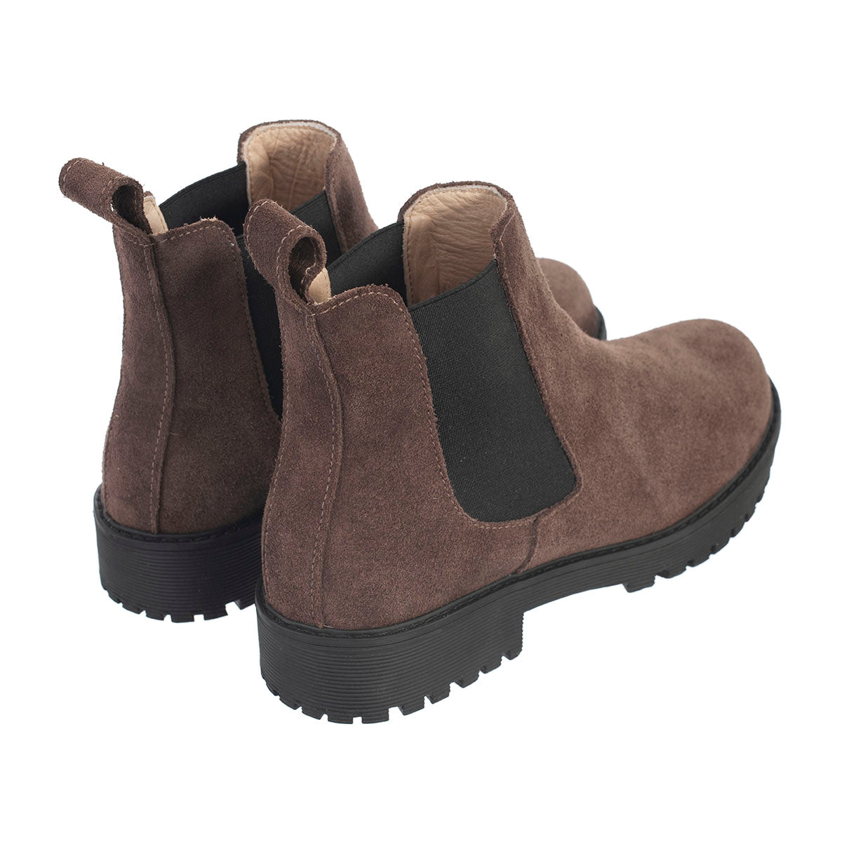 Botas Chelsea Sol Mujer Carnaza Cafe