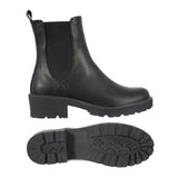 Botas Chelsea Emi Mujer Cuero Liso Negro