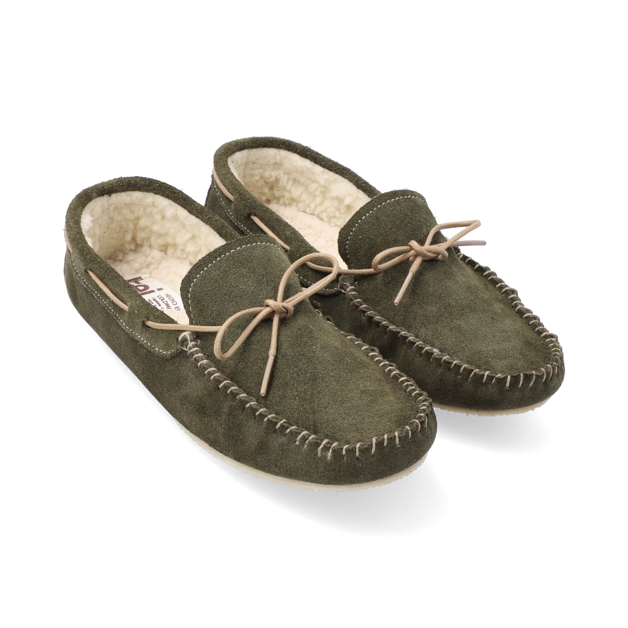 Pantuflas Apaches Mujer Verde Oliva